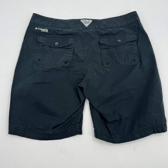 Columbia Women's Black Casual Shorts‎ Size 14 Outdoor Hiking Utility Gorpcore - Picture 6 of 12